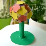 Занаяти от цветна хартия и приложни шаблони