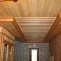 Таванът на пластмасови панели в стаята