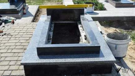 Стъпка по стъпка монтаж на паметника на гроба от земята (фото-водач)