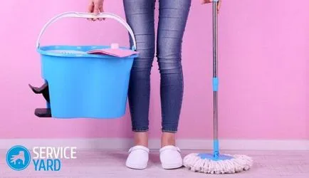 Hogyan mossa a csempe a padlón a makacs szennyeződéseket, serviceyard-kényelmes otthon kéznél