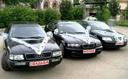 Признаци на сватбена процесия