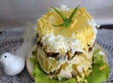 Лесни и вкусни салати с пиле - стъпка по стъпка рецепти със снимки