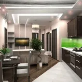 Реновирана кухня в апартамент с ръцете си (му) Реновирана кухня в апартамент с ръцете си