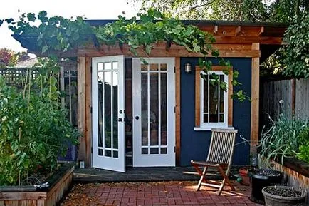 Garden къща със собствените си ръце - нюансите на строителството и декорацията