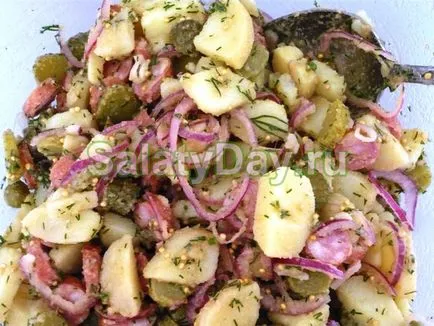 Салата от пържени патладжани - страхотни вкусни рецепти със снимки и видео