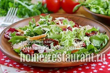 Салата с сушени домати рецепта с пиле