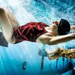 Водолазна екипировка в дължината и дълбочината