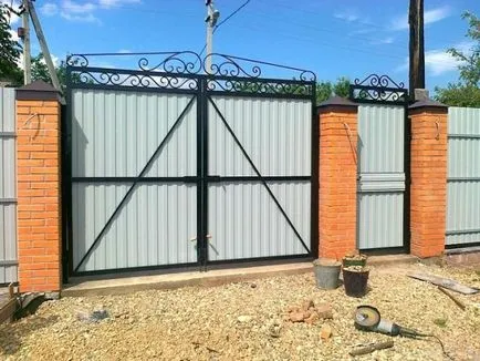 Портата на велпапе и други панти проектиране, строителни технологии, видео и снимки