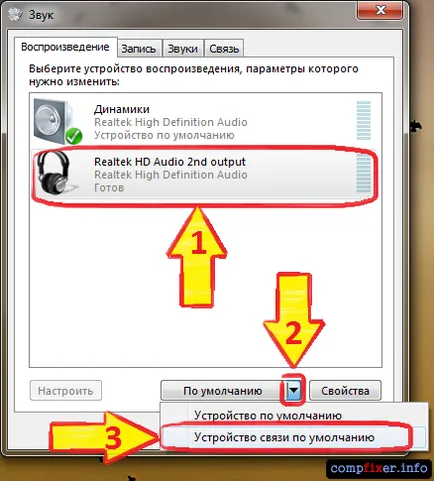 Звуковият изход на различни устройства