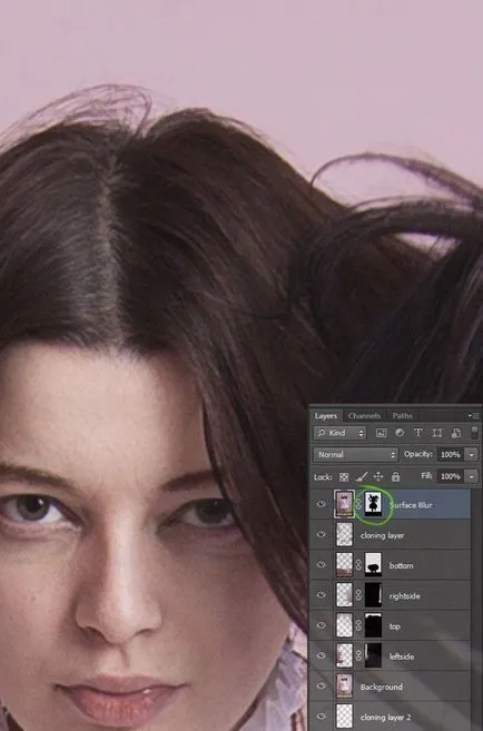 Hogyan tisztítsa meg a háttérben a Photoshop