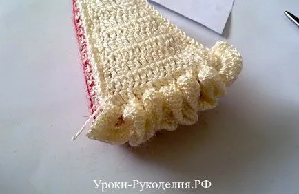Плетено торта с малини - бродирани уроци