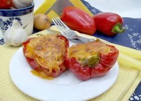 Пълнени с свинско рецепта картофи (картофи) Пълнени картофи рецепта със свинско