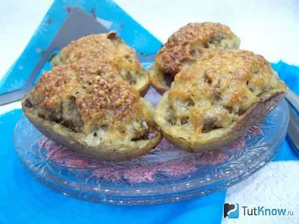 Пълнени картофи рецепта със свинско (средно ренде решетка) Пълнени картофи рецепта със свинско