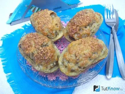 Пълнени с свинско рецепта картофи (картофи) Пълнени картофи рецепта със свинско