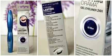 Гел очна линия Maybelline с четка, течност, от разредени, коментари