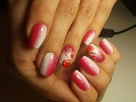 Gradient маникюр 100 снимки -photo нокти дизайн