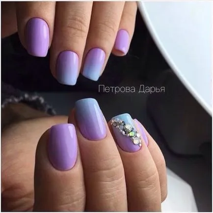 Gradient маникюр 100 снимки -photo нокти дизайн