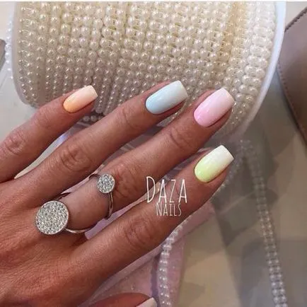 Gradient маникюр 100 снимки -photo нокти дизайн