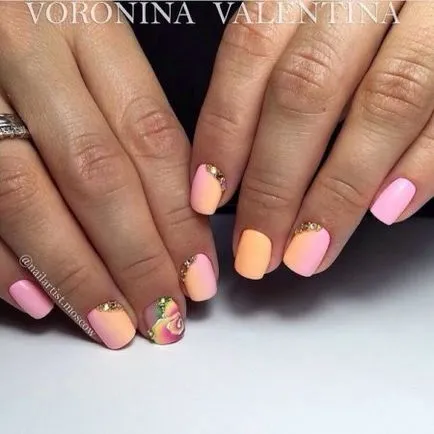 Gradient маникюр 100 снимки -photo нокти дизайн