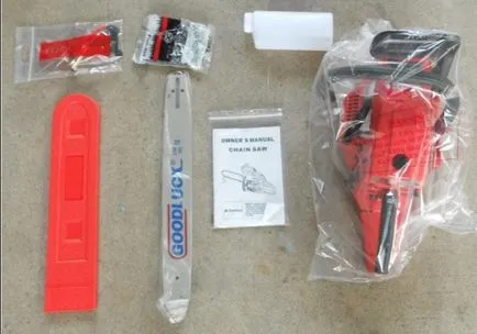 Инструкции за работа Chainsaw, сграда портал