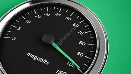 Каква е скоростта на Интернет мегафон 4грама-теста на действителната скорост