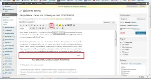 Как да добавите статия или страница на WordPress на сайта, бизнес блог bogdanchik