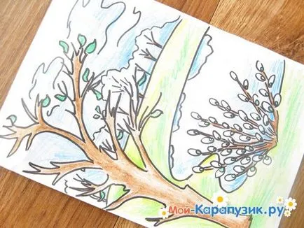 Как да се направи пролетта постепенно цветни моливи () Как да се направи пролетта постепенно цветни моливи