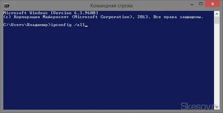 Как да се определи тяхната вътрешна и външна IP-адрес на прозорци 10, 8