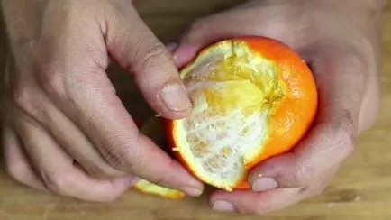 Как да се бели портокал