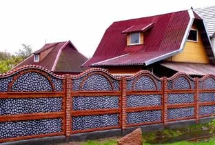 Как да рисувате бетонната ограда с ръцете си