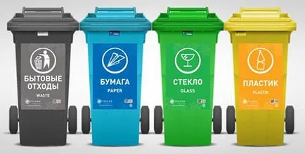 Като разделен на битови отпадъци за видовете контейнери за битови отпадъци (отпадъци) Като разделен на битови отпадъци за видовете контейнери за битови отпадъци