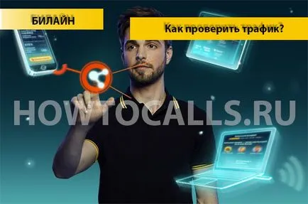 Как да се провери движението по Beeline