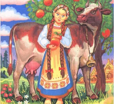 Рисуване за деца крава
