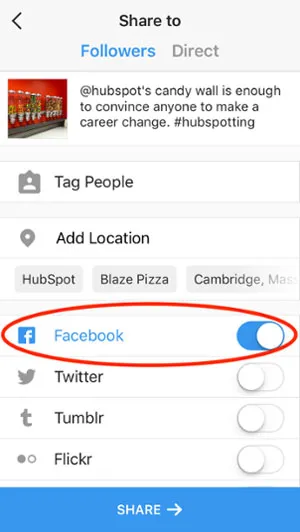 Как да се свържете с Facebook Instagram на страница 6 стъпки