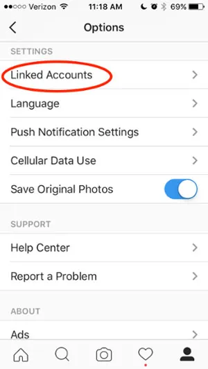 Как да се свържете с Facebook Instagram на страница 6 стъпки