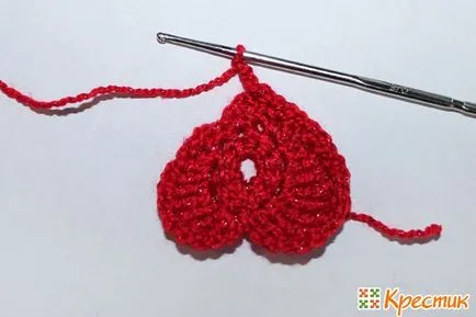 Как да се връзвам на сърцето стъпка кука по стъпка съветника класа, отлична снимка!