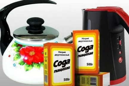 Как да премахнете мащаб в каната пречиства лимонена киселина, оцет, сода