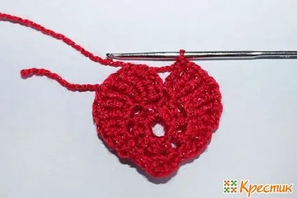 Как да се връзвам на сърцето стъпка кука по стъпка съветника класа, отлична снимка!