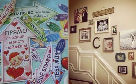 Как да се украсяват входа на сватбени идеи за декорация на собствените си ръце със снимки