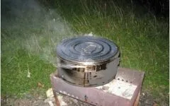 Smokehouse горещо пушена свои ръце