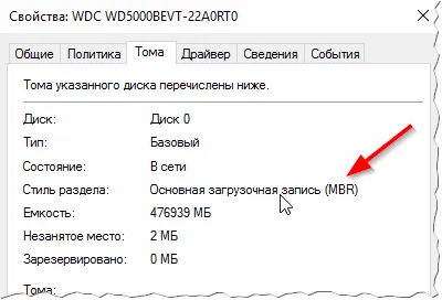 Как мога да разбера MBR или GPT маркировки върху диска, е по-добре (да се знае) Как мога да разбера MBR или GPT маркировки на диска, това е по-добре