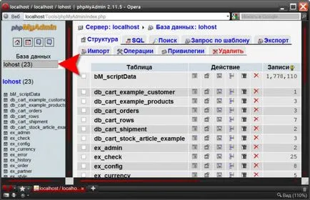 Как да попълните в базата данни