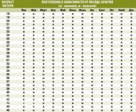 Календар за планиране на бременност - бременност