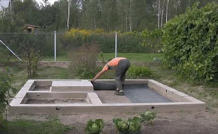 Frame баня със своя практически стъпка фото и видео инструкция