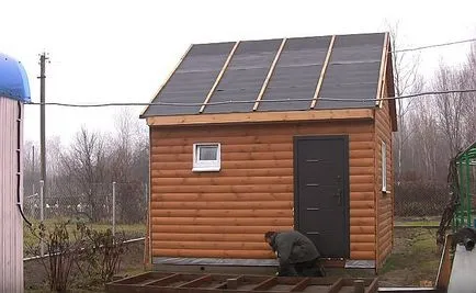 Frame баня със своя практически стъпка фото и видео инструкция