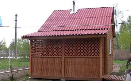 Frame баня със своя практически стъпка фото и видео инструкция