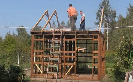 Frame баня със своя практически стъпка фото и видео инструкция