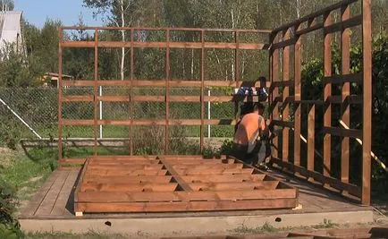 Frame баня със своя практически стъпка фото и видео инструкция
