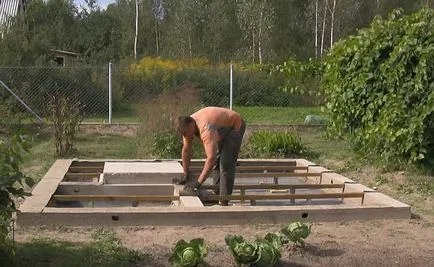 Frame баня със своя практически стъпка фото и видео инструкция