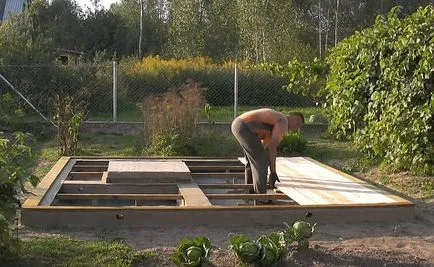 Frame баня със своя практически стъпка фото и видео инструкция
